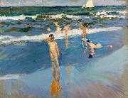 Joaquin Sorolla Y Bastida Children in the Sea USA oil painting artist